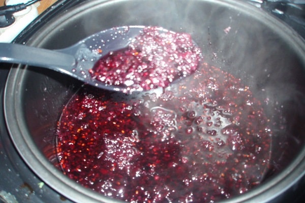 confiture d'amélanchiers