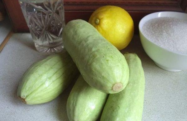 courgettes pour confiture