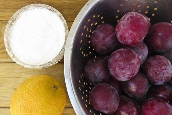 plums with oranges for the winter 