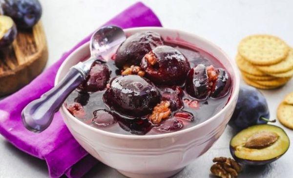 plum with nuts