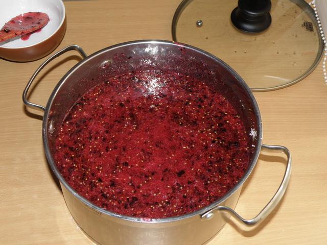 confiture de framboises 