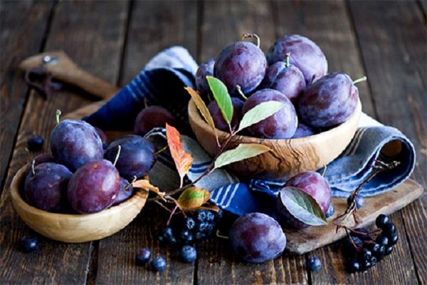 selection of plums 