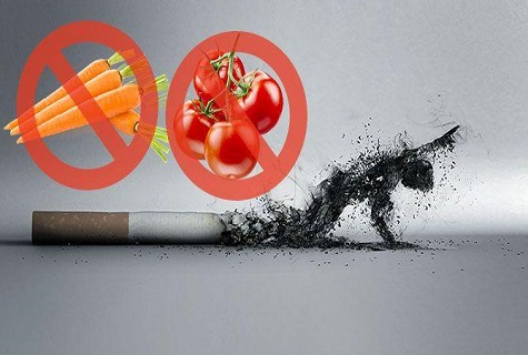 tomato against smoking