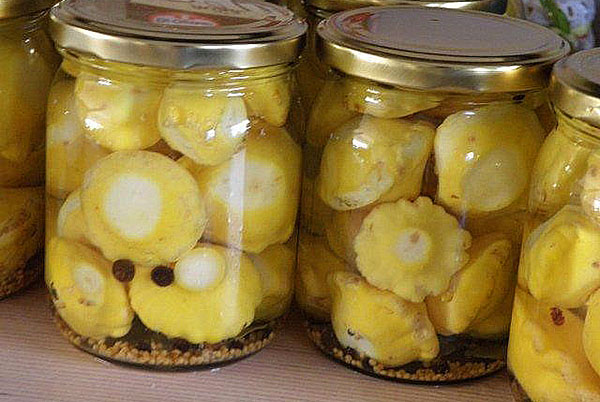 pickled squash 