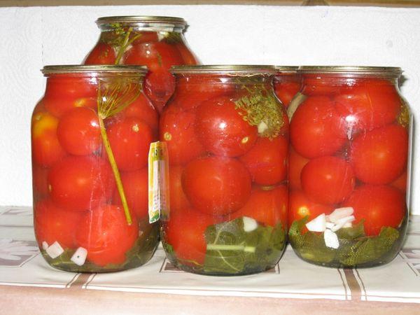 plechovky rajčat