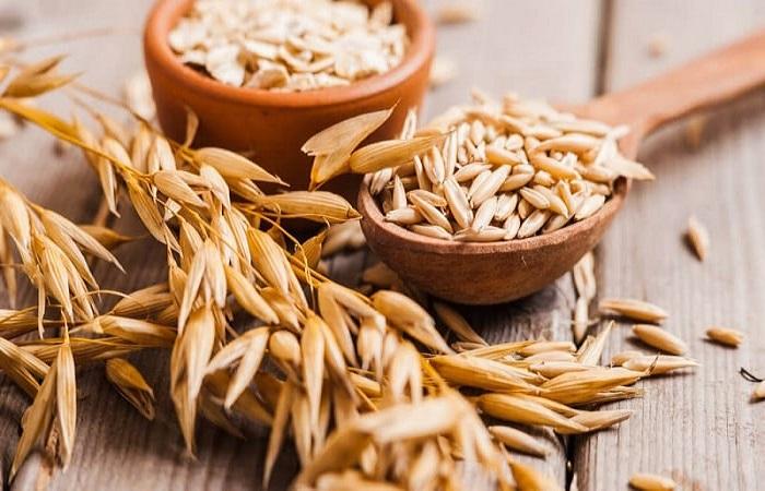 grains in a spoon