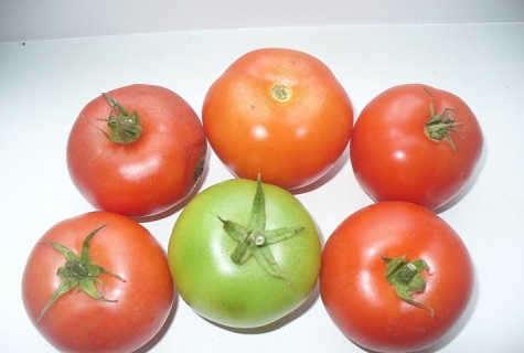 six tomatoes